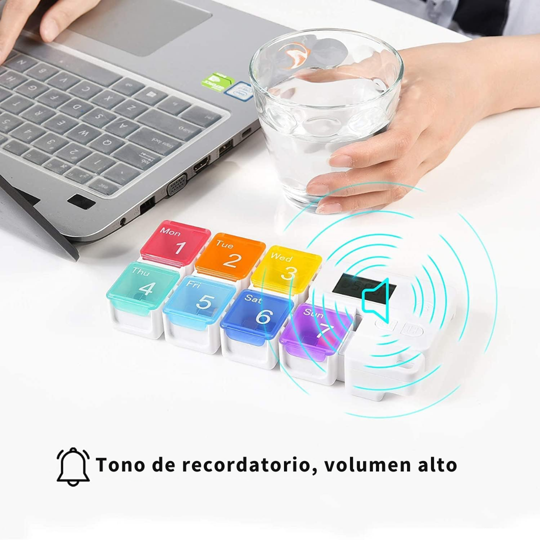 Organizador de Pastillas con Alarma