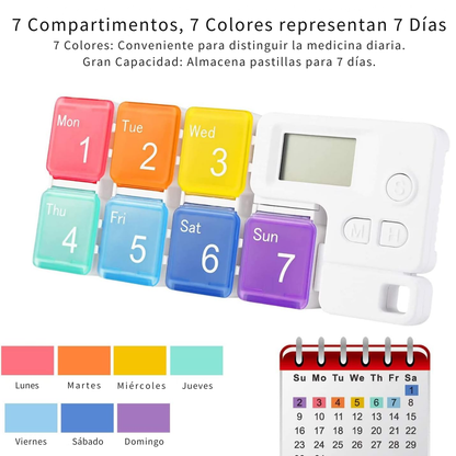 Organizador de Pastillas con Alarma
